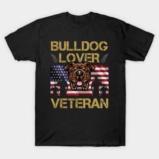 Veteran Bulldog Lover T-Shirt